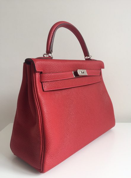 Hermes Kelly Retourne 25 Himalaya Niloticus Crocodile Palladium Hardwa –  Madison Avenue Couture