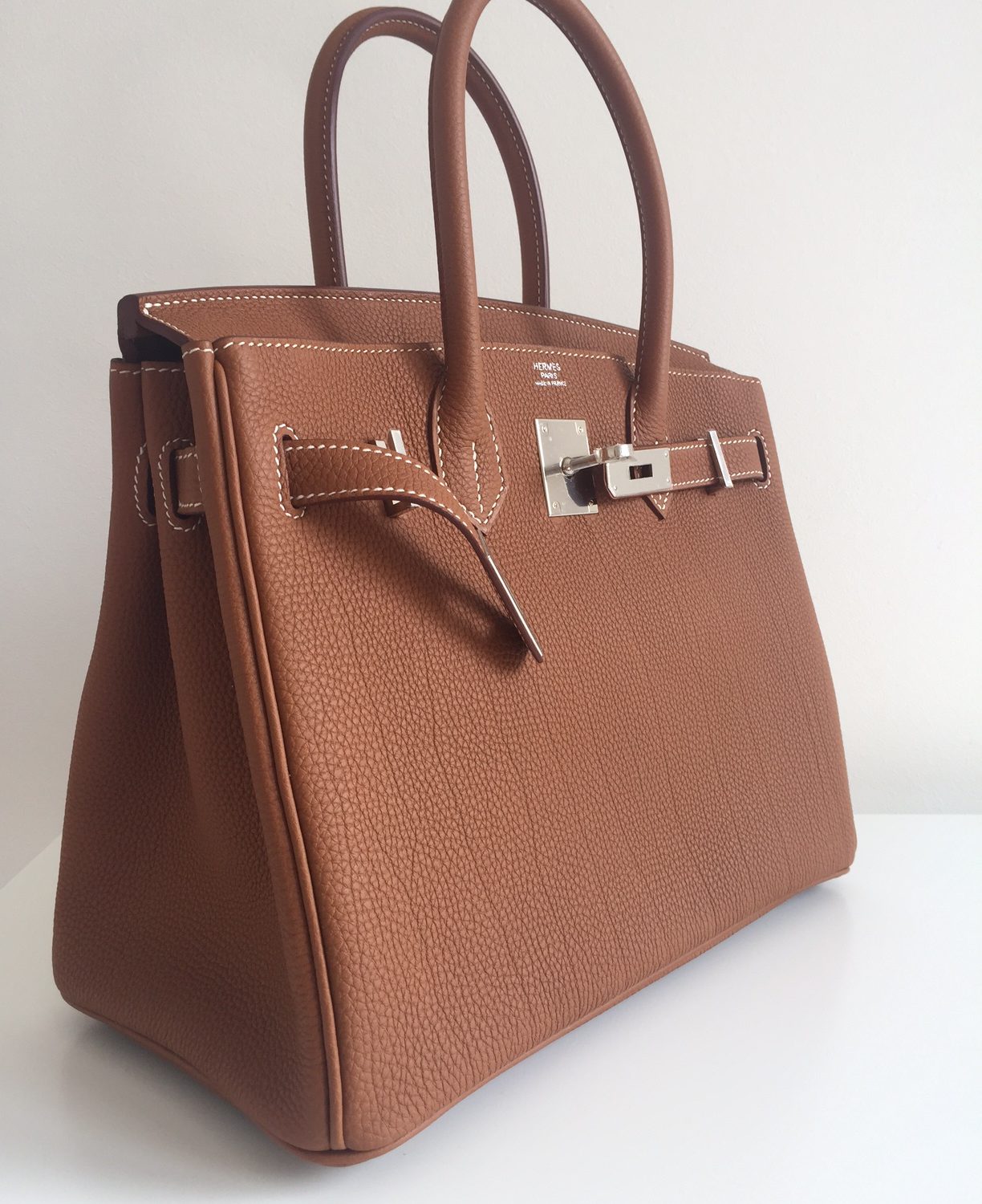 Hermes Birkin 30 Gold Togo Palladium 