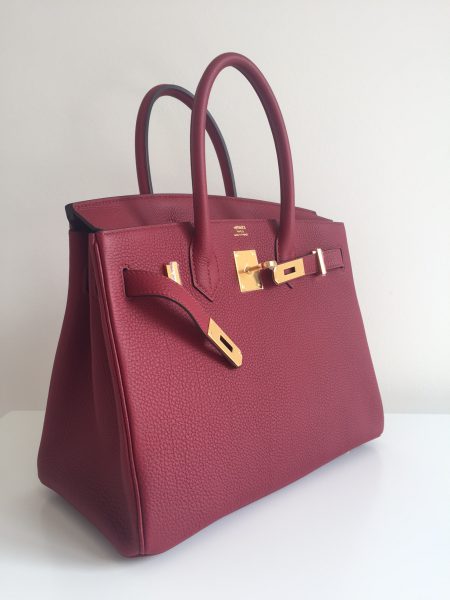 BIRKIN 30 Hermes bag exquisite ROSE JAIPUR epsom gold hardware PINK –  Mightychic