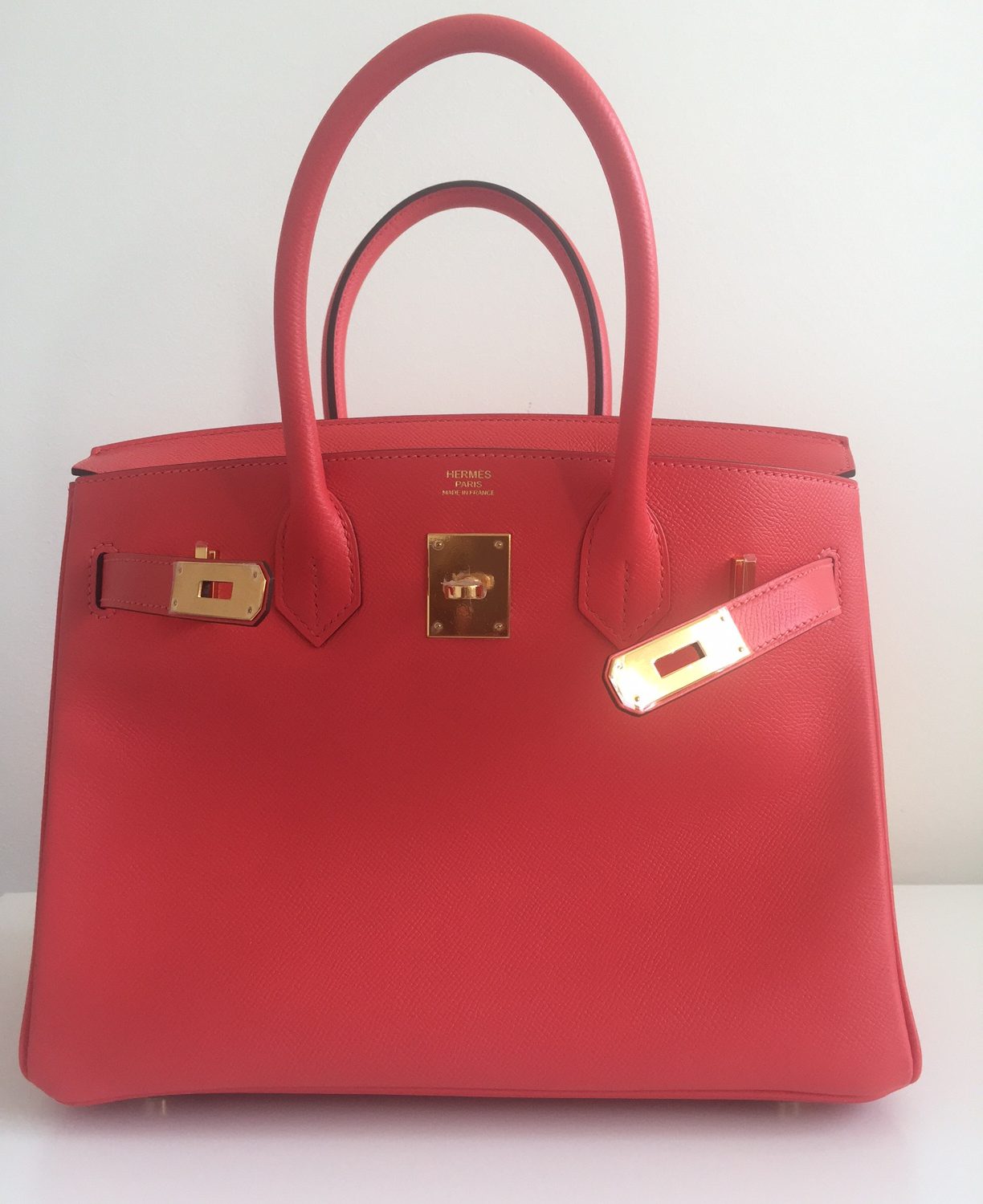 Birkin 30 Rose Jaipur in Epsom Leather GHW