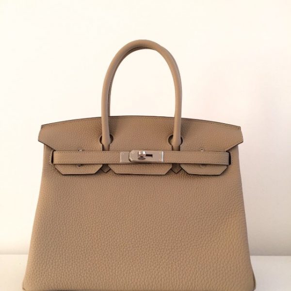 Hermes Birkin 30 Trench Togo Palladium Hardware - Vendome Monte Carlo