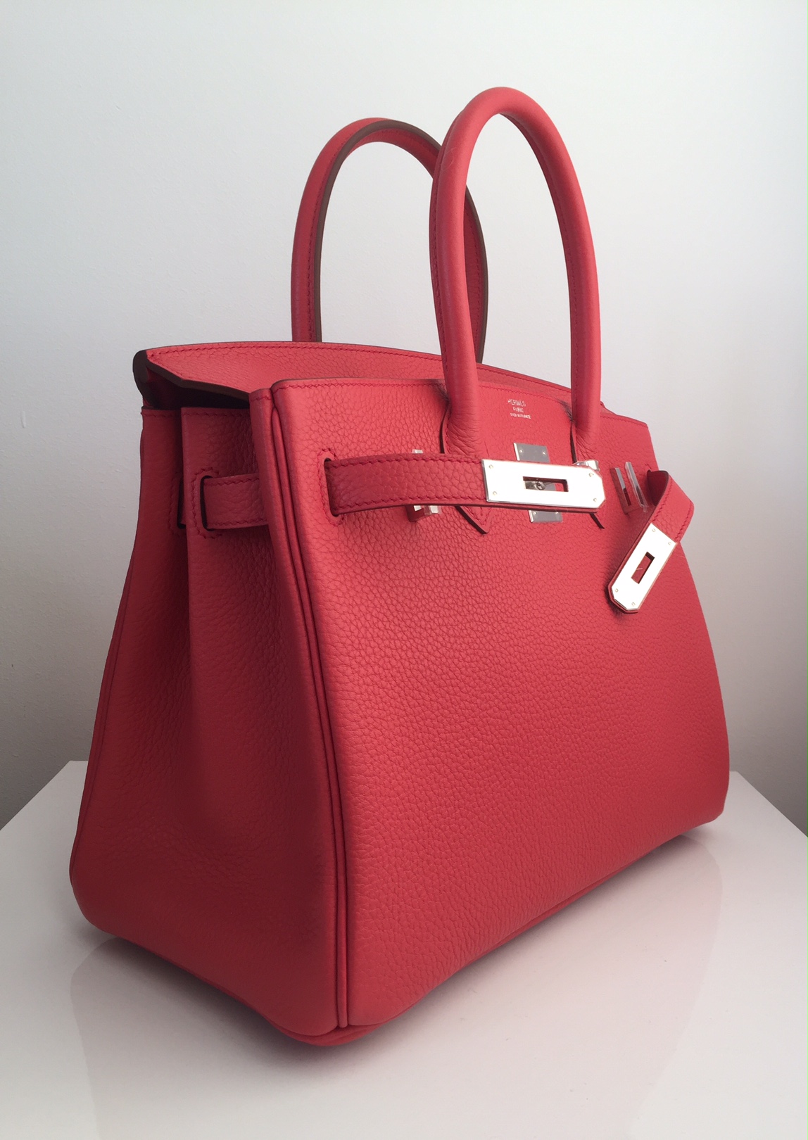 Hermes Birkin 30 Bougainvillier Bougainvillea Clémence Palladium ...