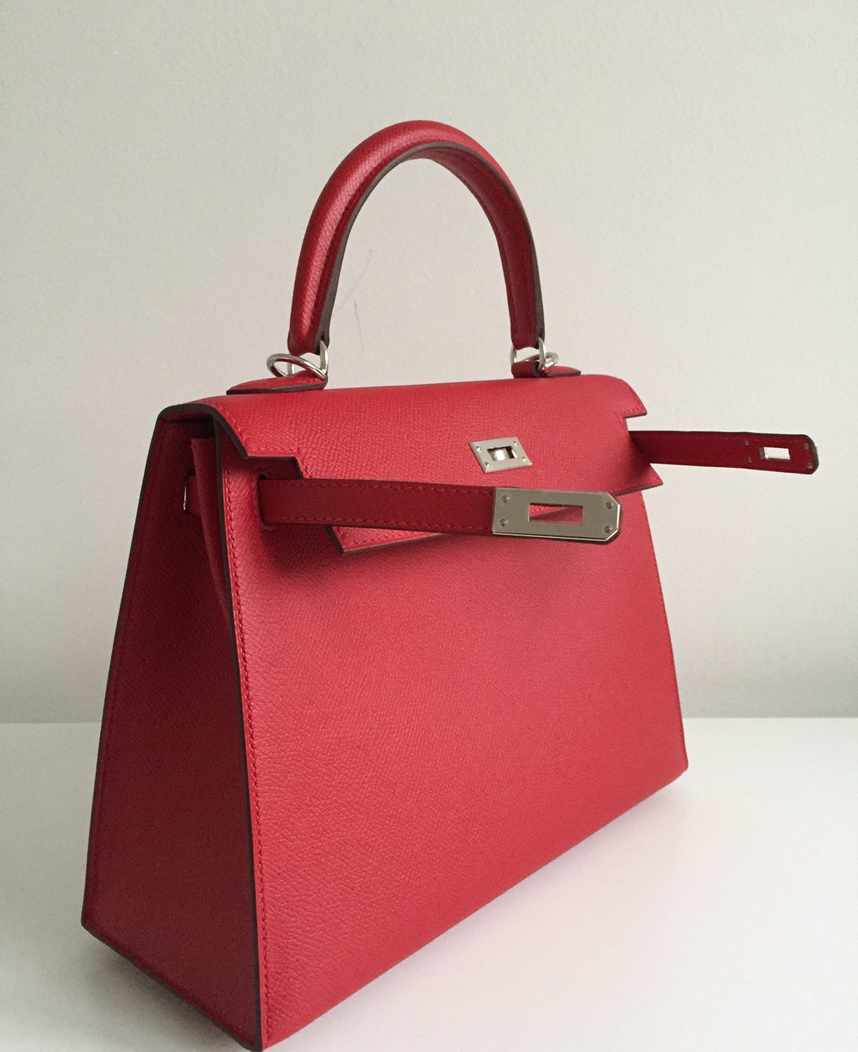 Hermes Birkin 25 Rouge Vif Togo Gold Hardware #C - Vendome Monte Carlo