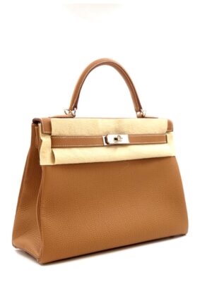 Hermès Constance 18 In Naturel Sable Veau Butler With Palladium