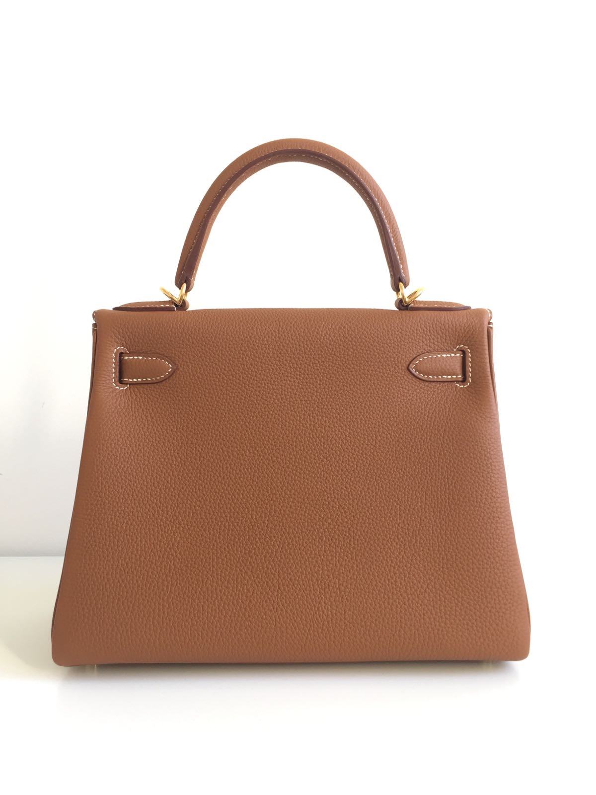 Hermes Kelly 28 Retourne Cuivre Togo Gold Hardware #A - Vendome Monte Carlo