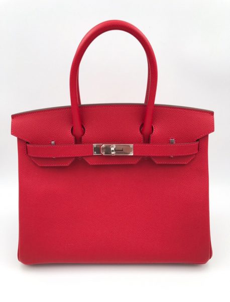 Hermes Rouge Pivoine 28cm Retourne Togo Kelly - Chicjoy