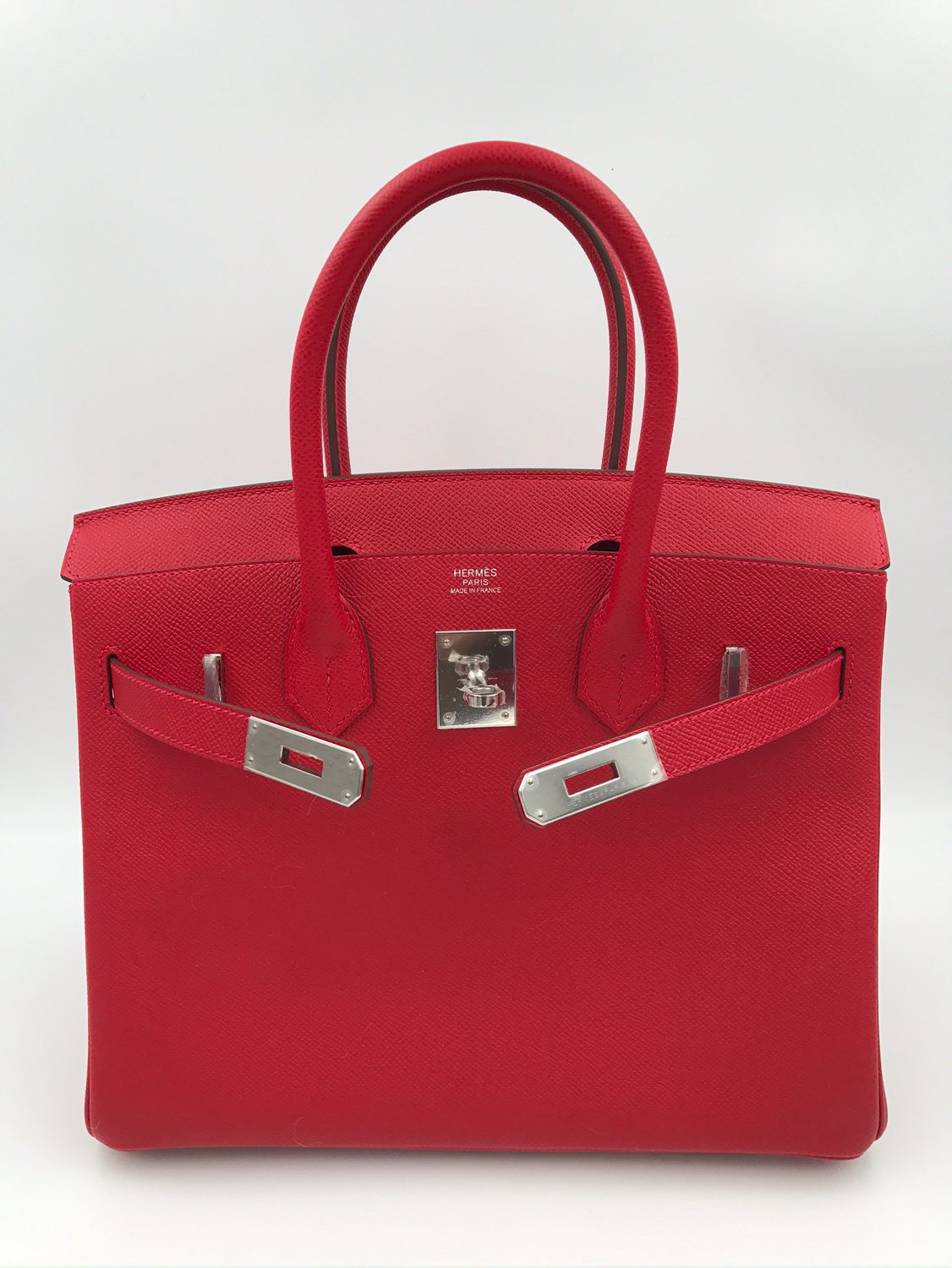 Hermes Birkin 30 Etoupe Togo Palladium Hardware #D - Vendome Monte