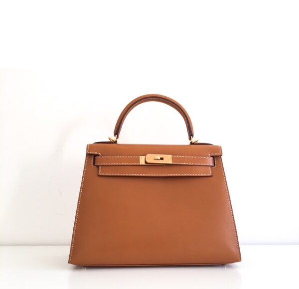 Hermes Kelly 28 Sellier Naturel Sable Butler Gold Hardware #A - Vendome  Monte Carlo