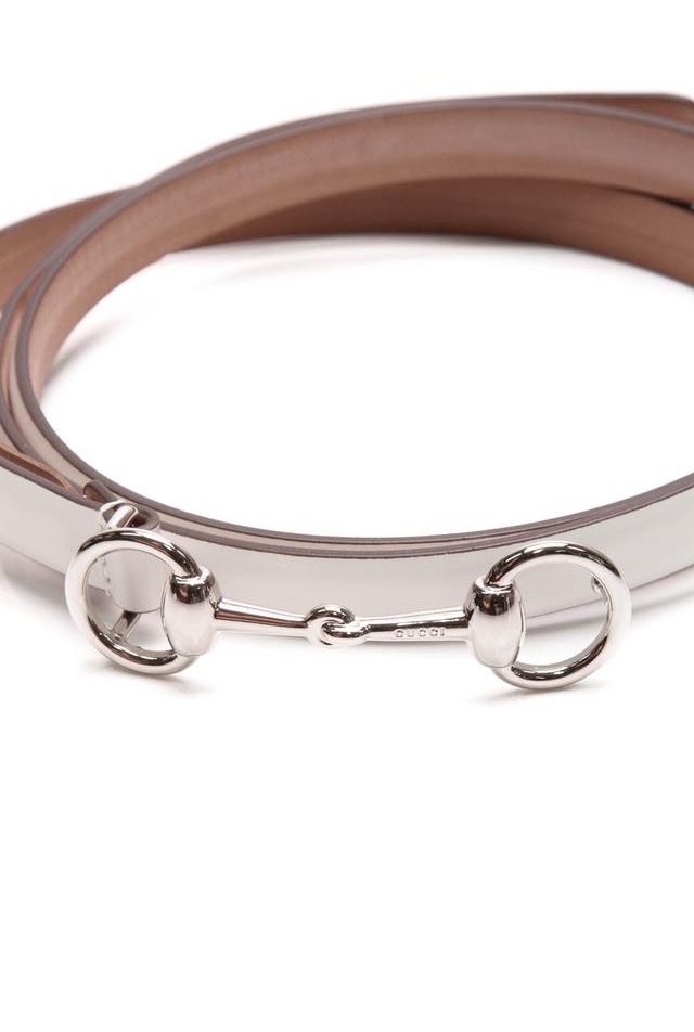 White thin deals gucci belt