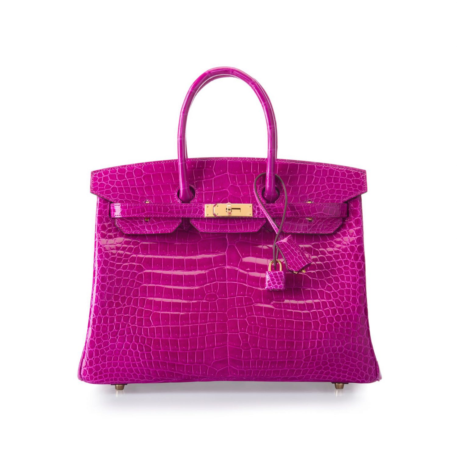 hermes purple birkin crocodile skin