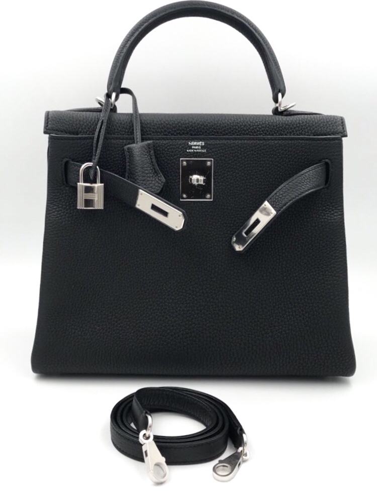 Hermes Kelly Retourne Togo 32 Noir - US