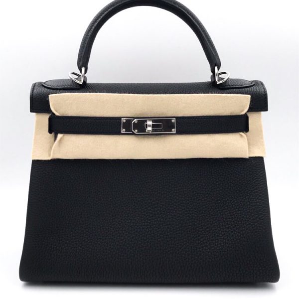 hermes kelly 28 black togo