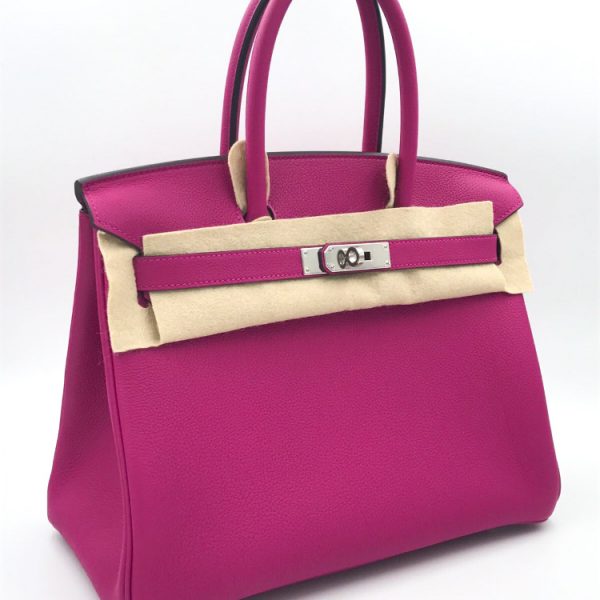 Hermès Birkin 30 Rose Pourpre Togo Palladium Hardware PHW