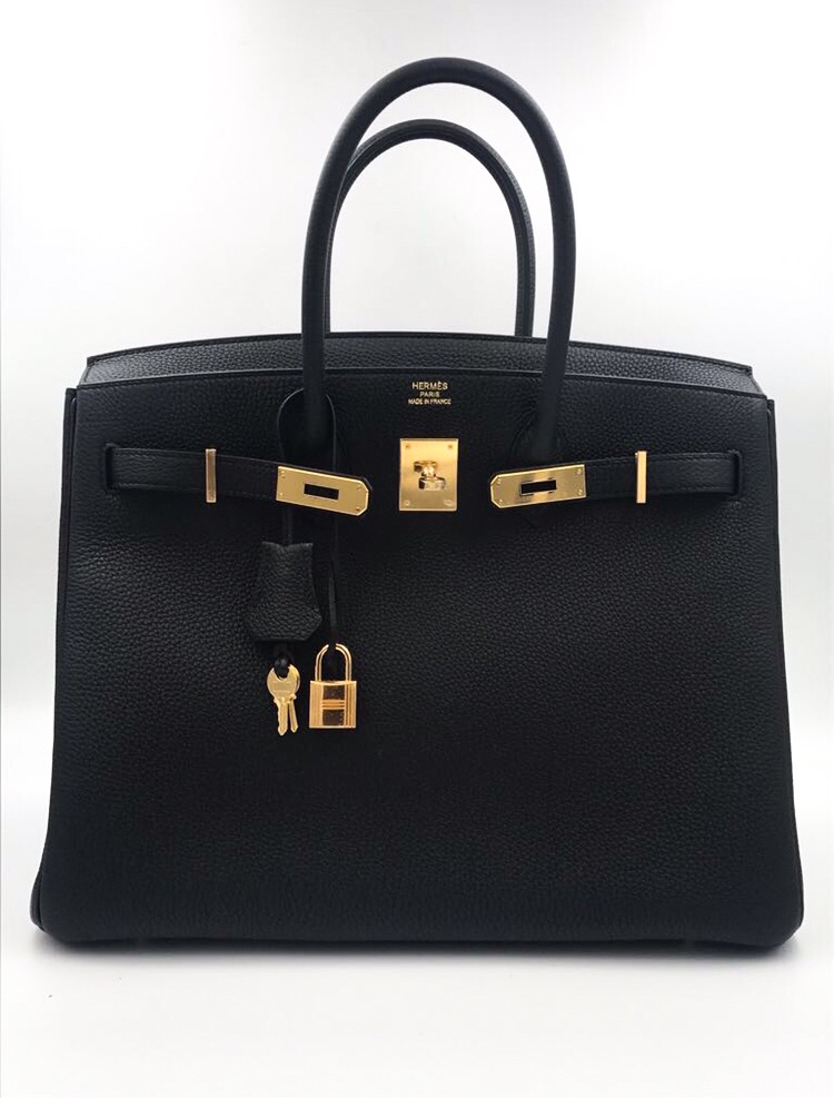 birkin 35 gold togo