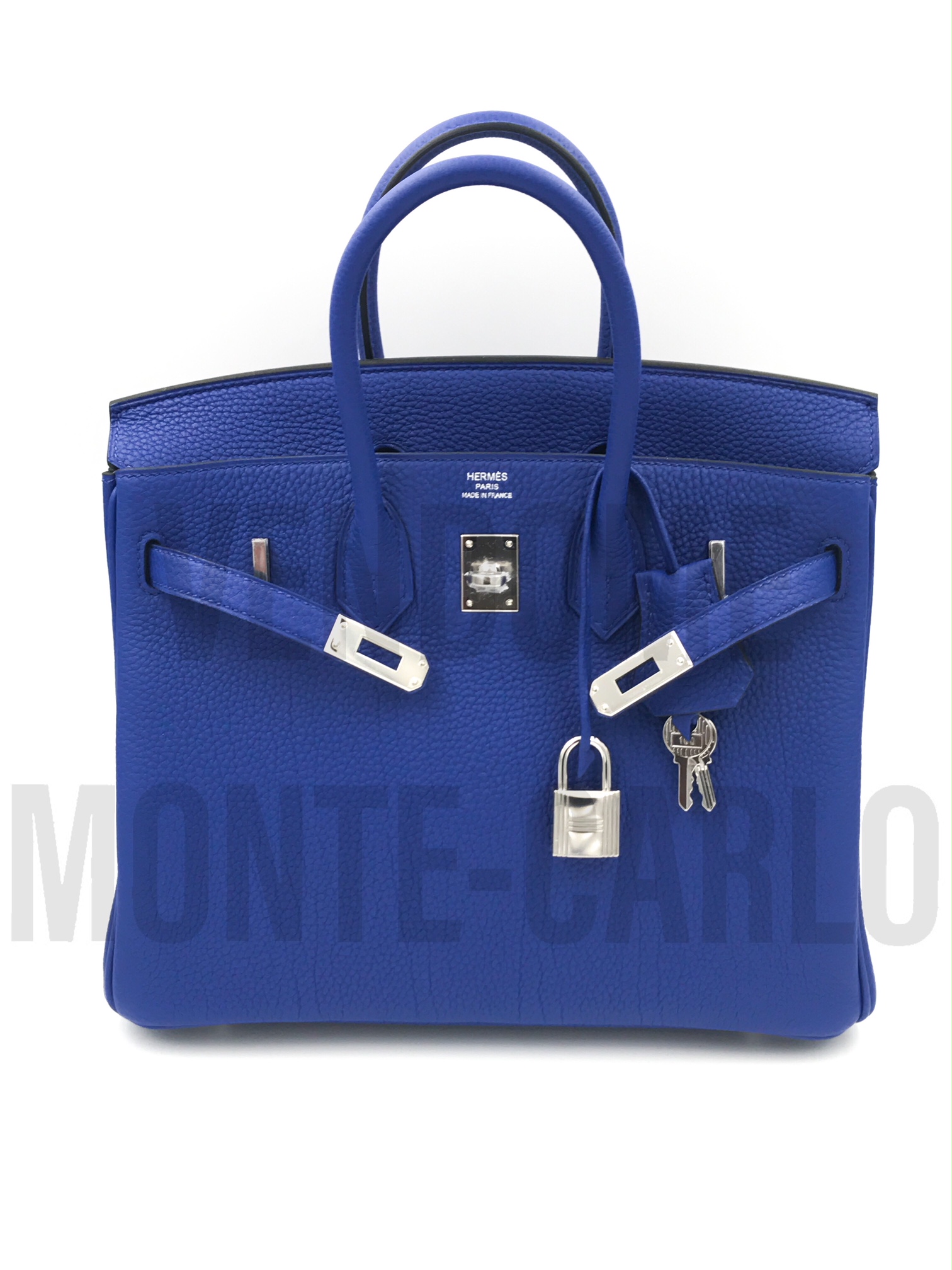 Hermès Birkin 25 Blue Electric Togo Palladium Hardware – ZAK BAGS ©️