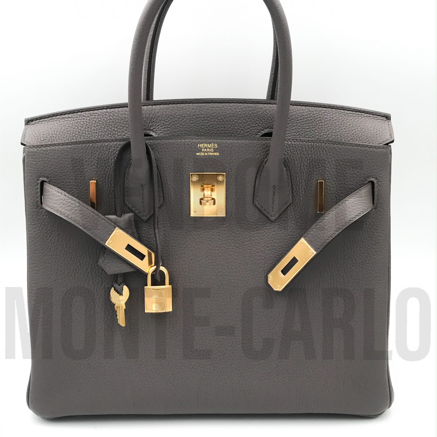 Hermes Birkin 30 Etain Togo Gold 