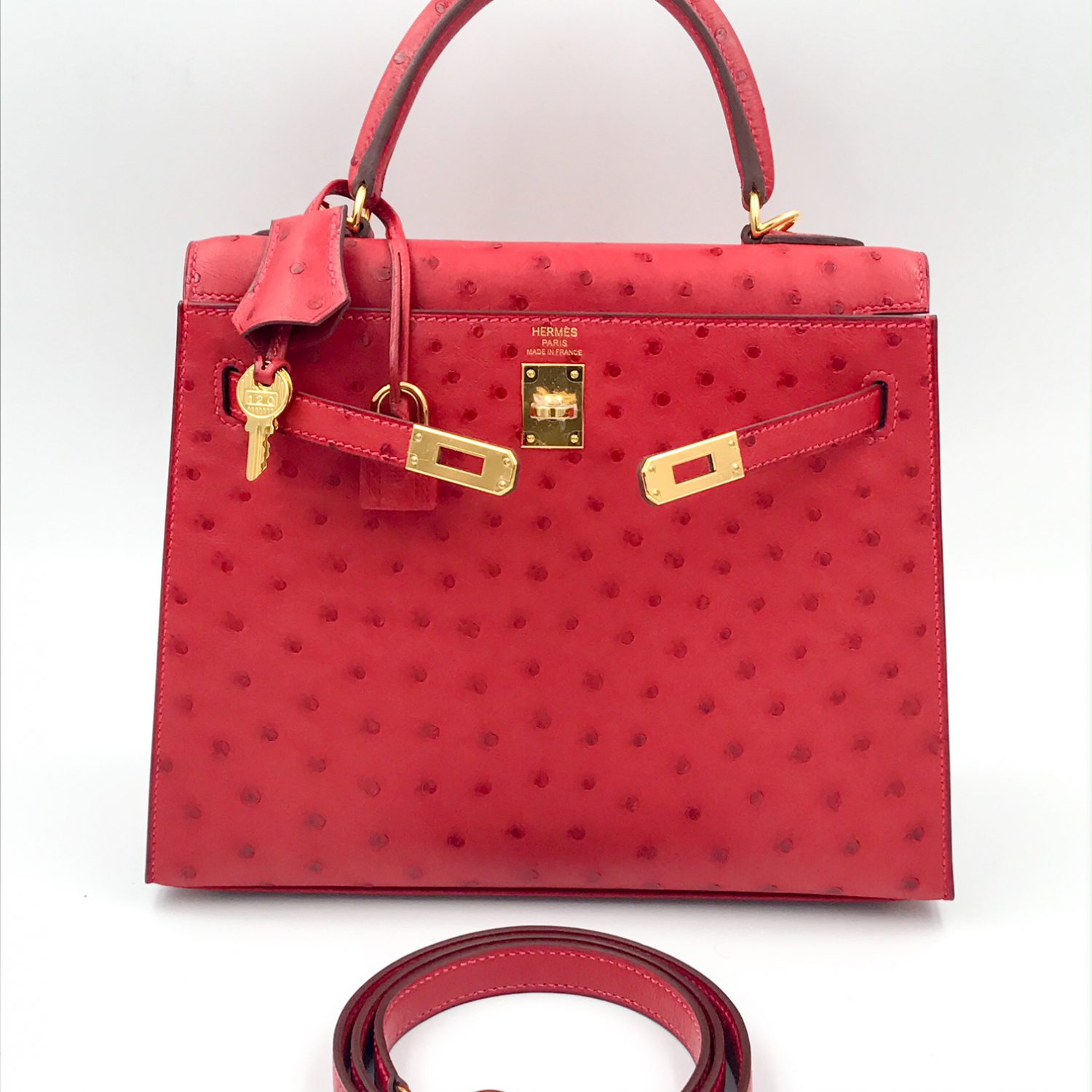 hermes kelly 25 ostrich