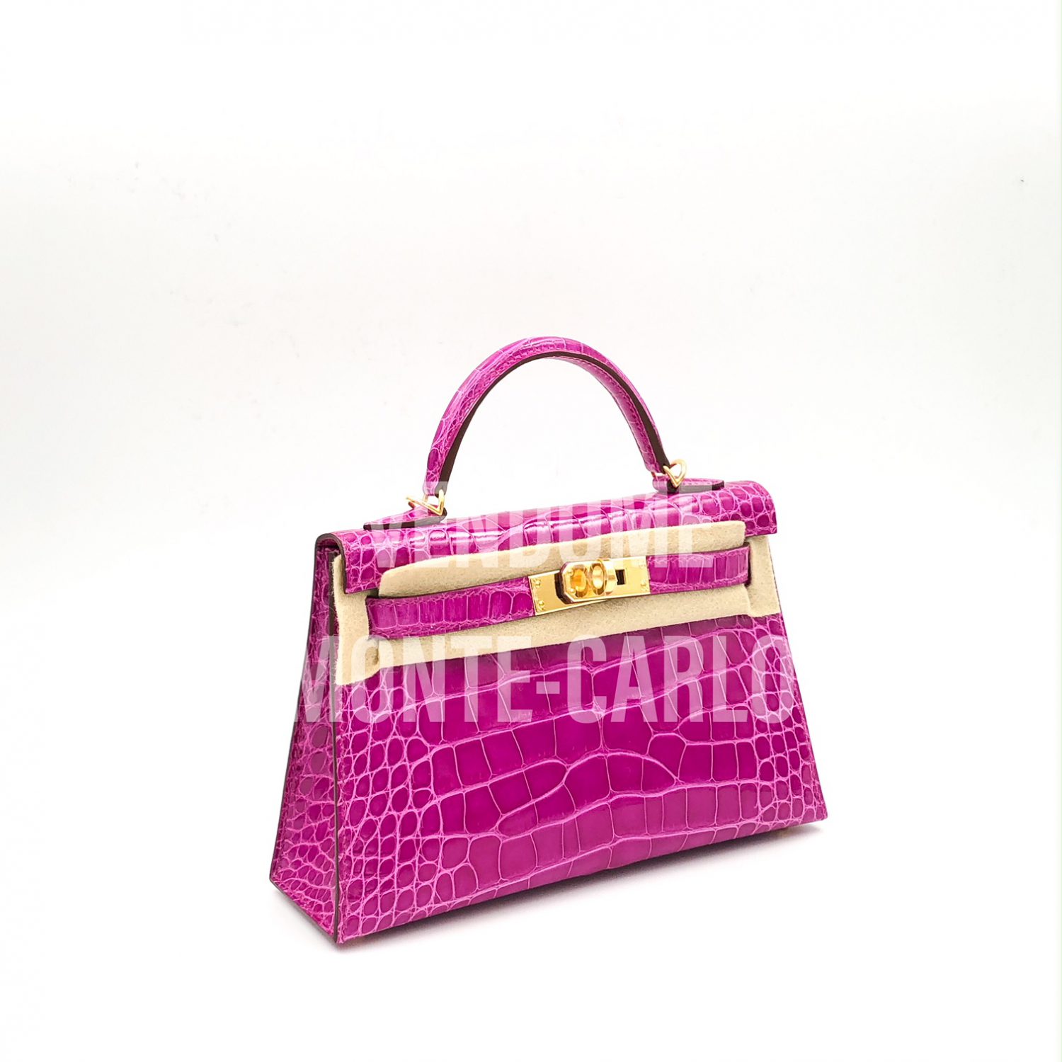 hermes kelly crocodile pink