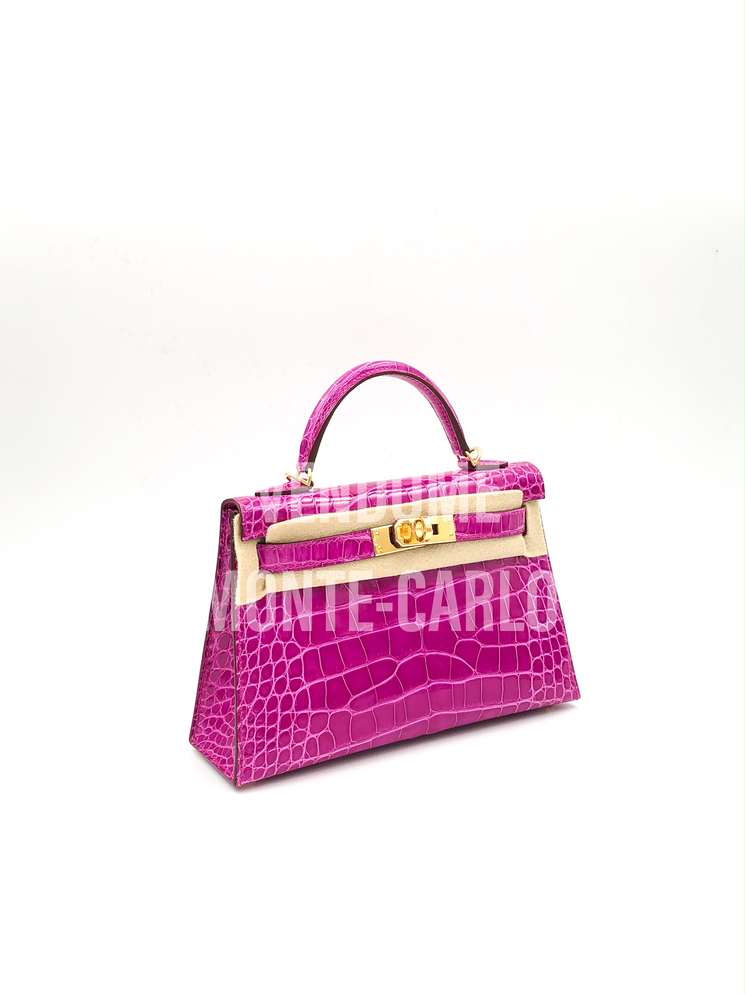 Brand new Hermes Kelly mini II Rose scheherazade shiny Alligator GHW SOLD –  Ruelamode