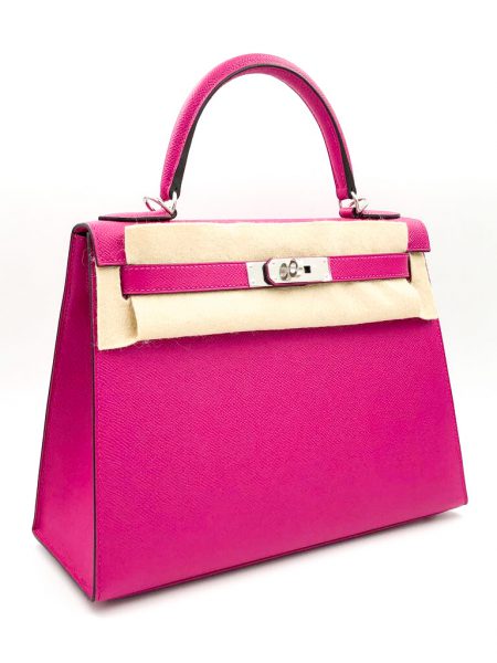 Hermès Kelly Limited Edition 28 Sesame Toile Palladium Hardware