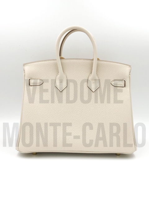 Hermes Birkin 25 Curry Togo Gold Hardware - Vendome Monte Carlo