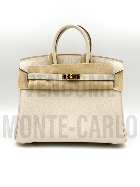 Hermes Birkin 25 Craie Togo Gold Hardware – Coco Approved Studio