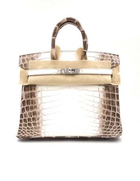 Hermes Birkin 25 Touch Ambre Togo/Shiny Niloticus Palladium Hardware -  Vendome Monte Carlo