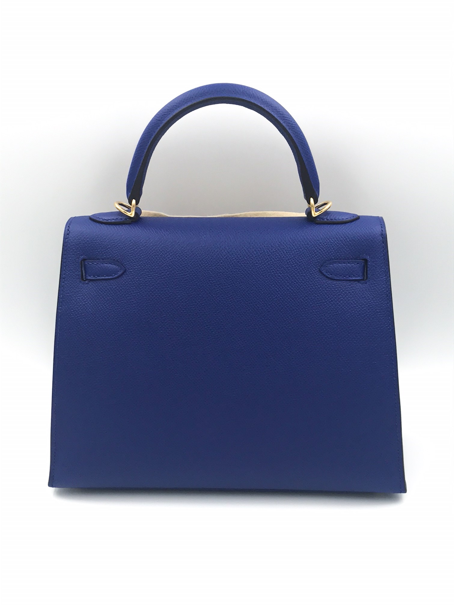 Hermes Kelly 25 Sellier Bleu Electrique Epsom Gold Hardware - Vendome ...