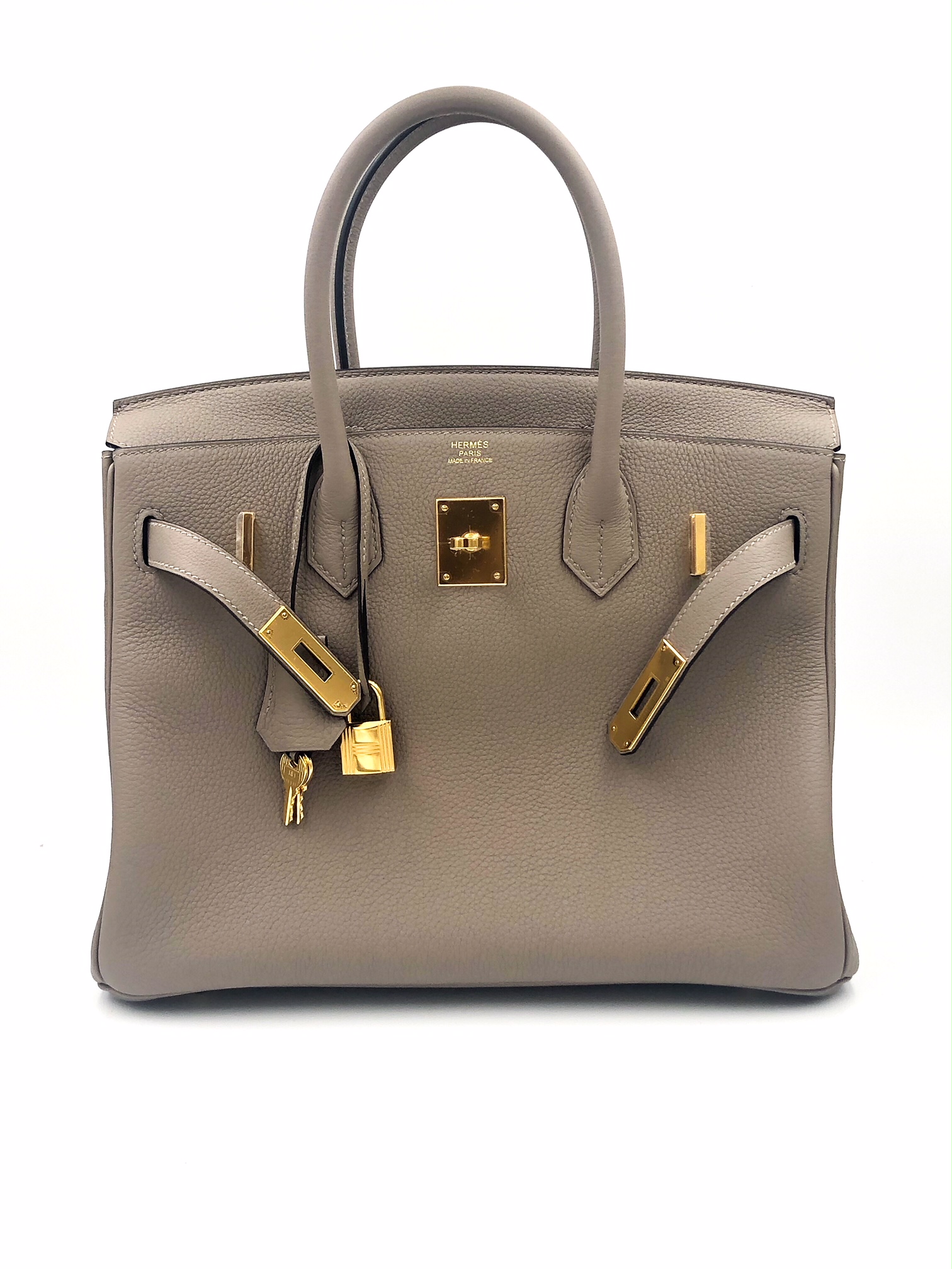 Hermes Birkin 35 Gris Asphalte Togo Gold Hardware #C - Vendome Monte Carlo