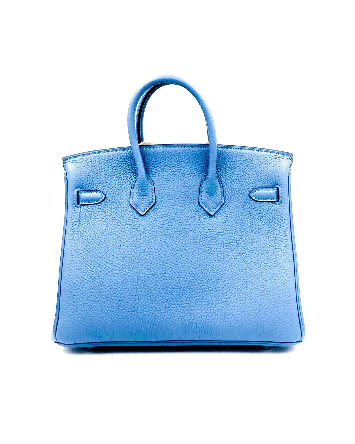 Hermès Birkin 25 Vert Bosphore/Bleu Ocean Togo Palladium Hardware PHW — The  French Hunter