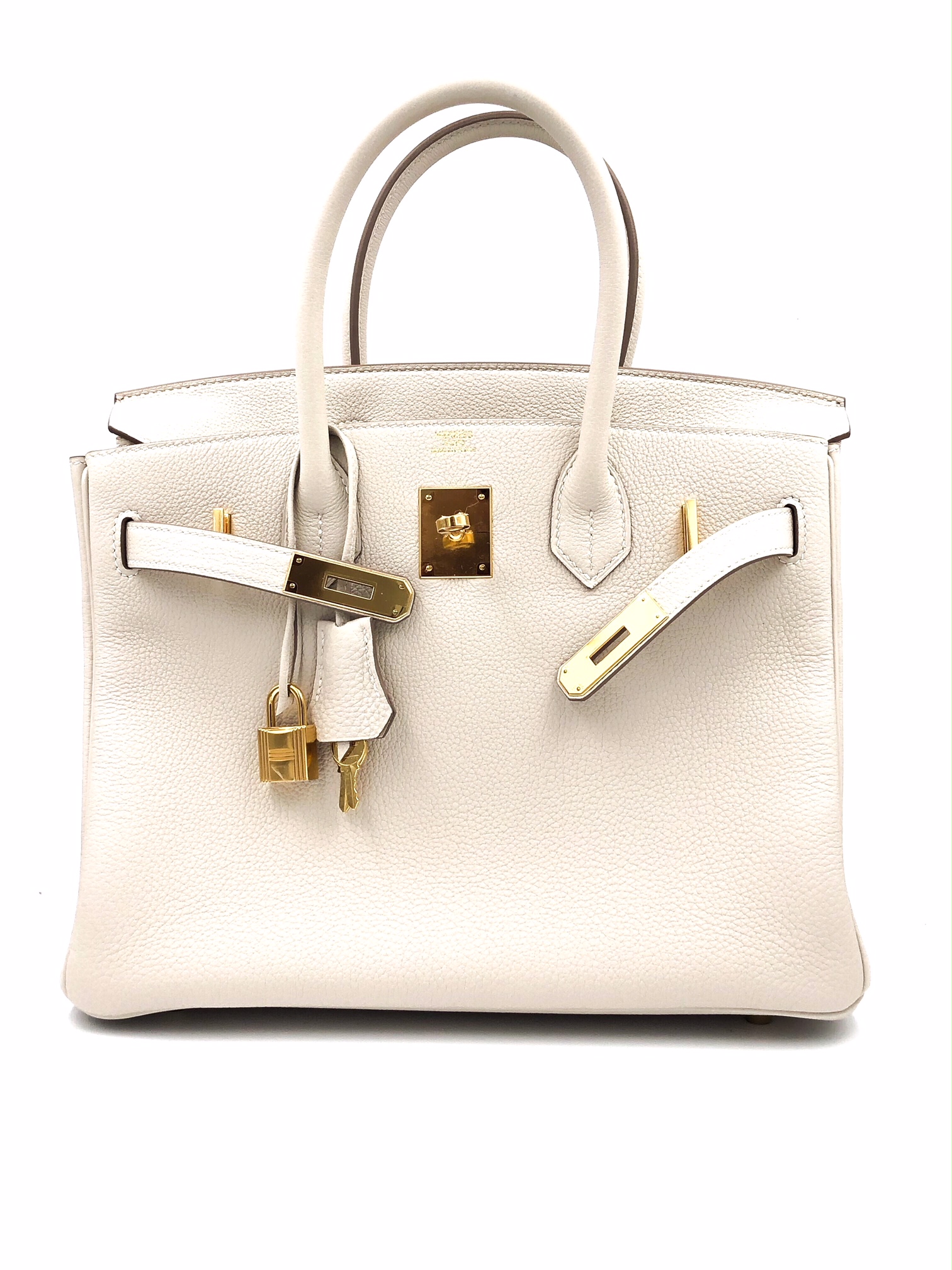 Hermes Birkin 30 Craie Togo Gold Hardware - Vendome Monte Carlo