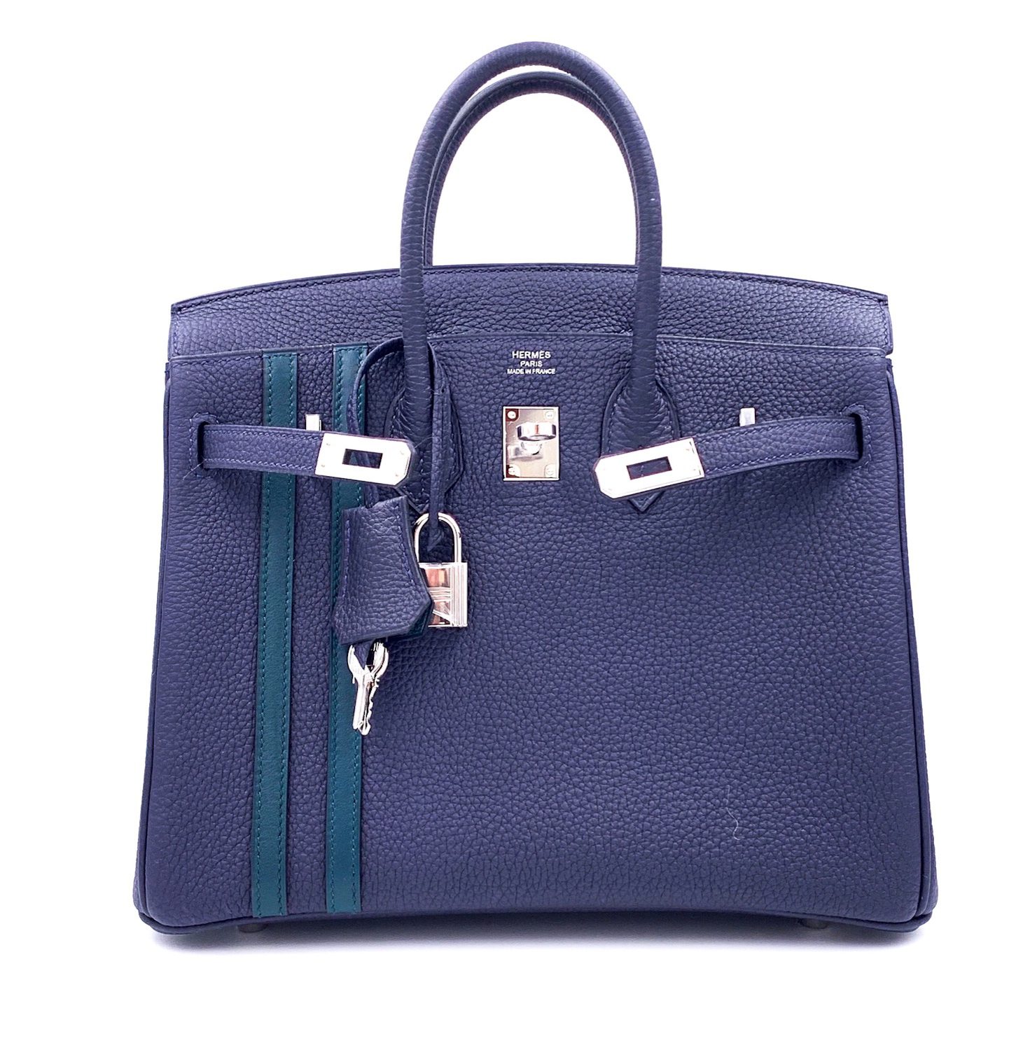 Hermes Birkin 25 Officier Bleu Nuit 