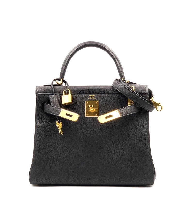 hermes kelly 28 black