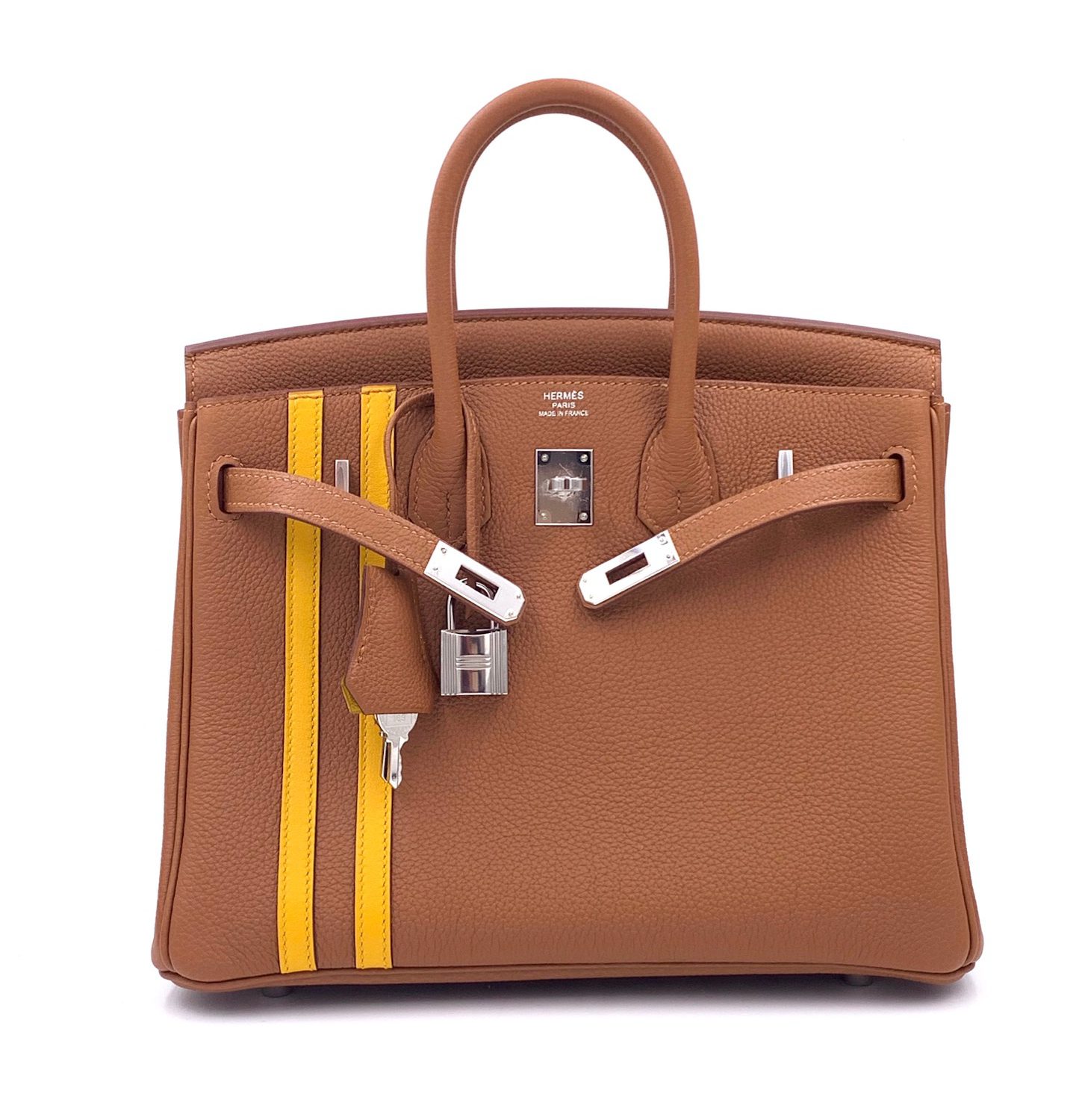 Hermès Birkin 25 Blue Nuit Officier Vert Cyprès Togo with Palladium  Hardware - Bags - Kabinet Privé