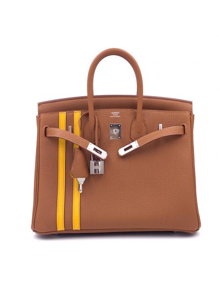 Hermes Birkin 25 Orange Poppy Shiny Niloticus Gold Hardware - Vendome Monte  Carlo