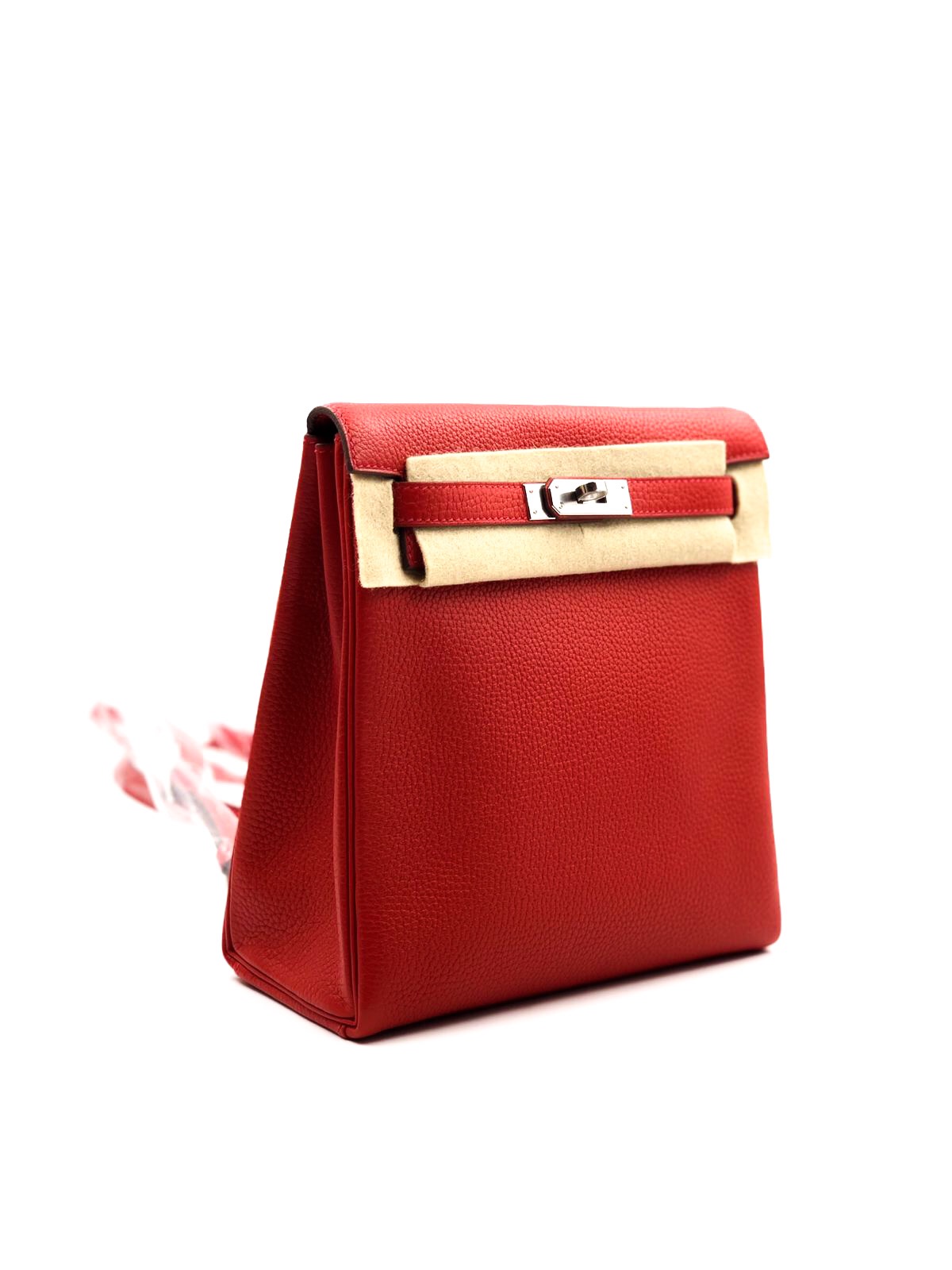 Hermes Kelly Ado II Backpack Rouge Casaque Clemence Gold Hardware – Madison  Avenue Couture