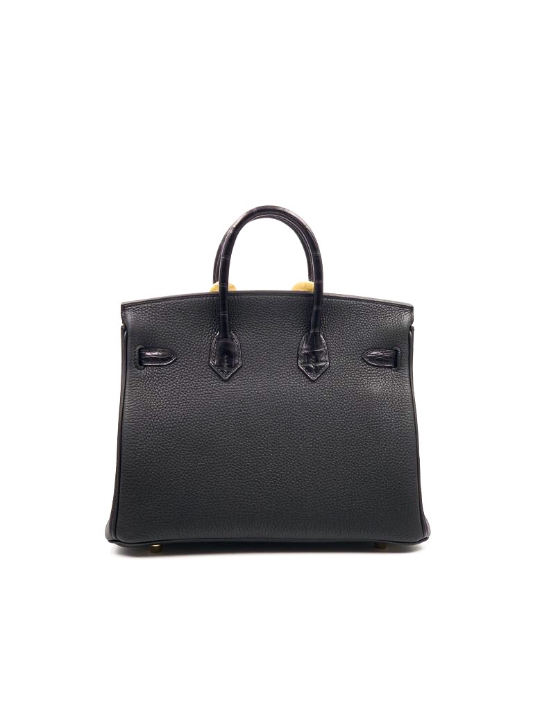 Hermès Birkin Pochette Backpocket Black Togo with Gold Hardware