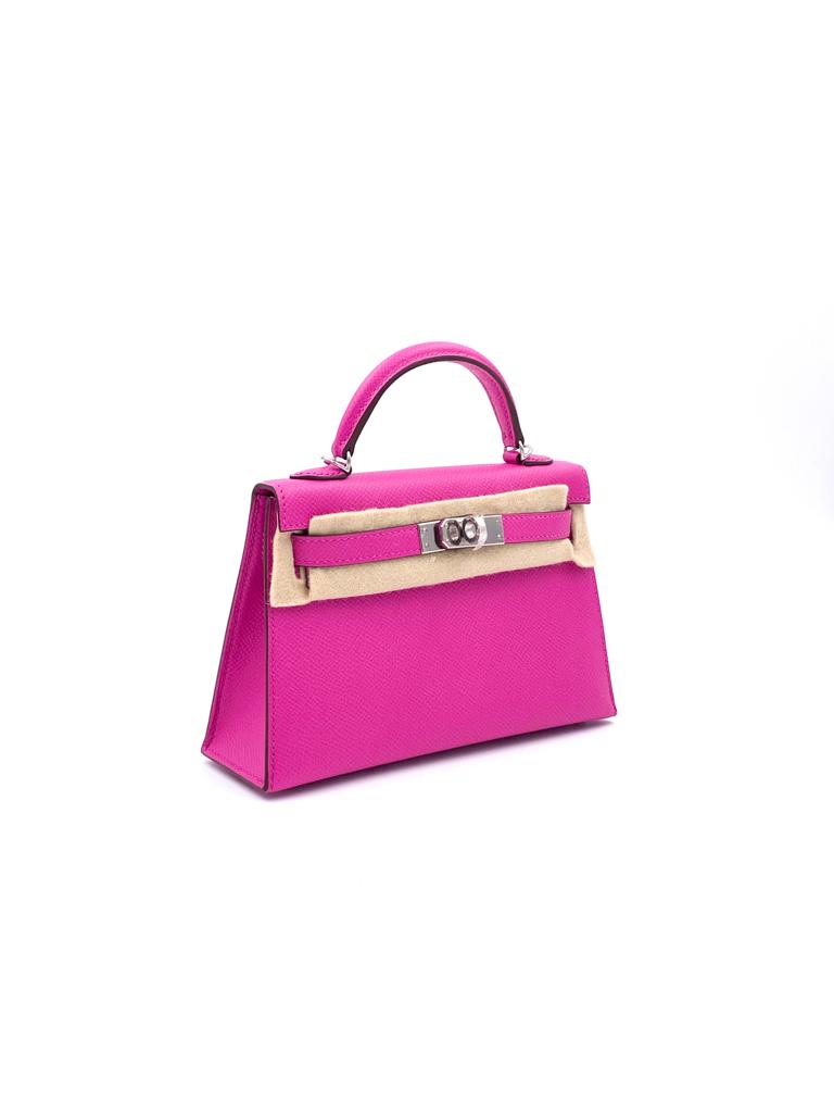 HERMES Mini Kelly II Magnolia Epsom PHW - Timeless Luxuries