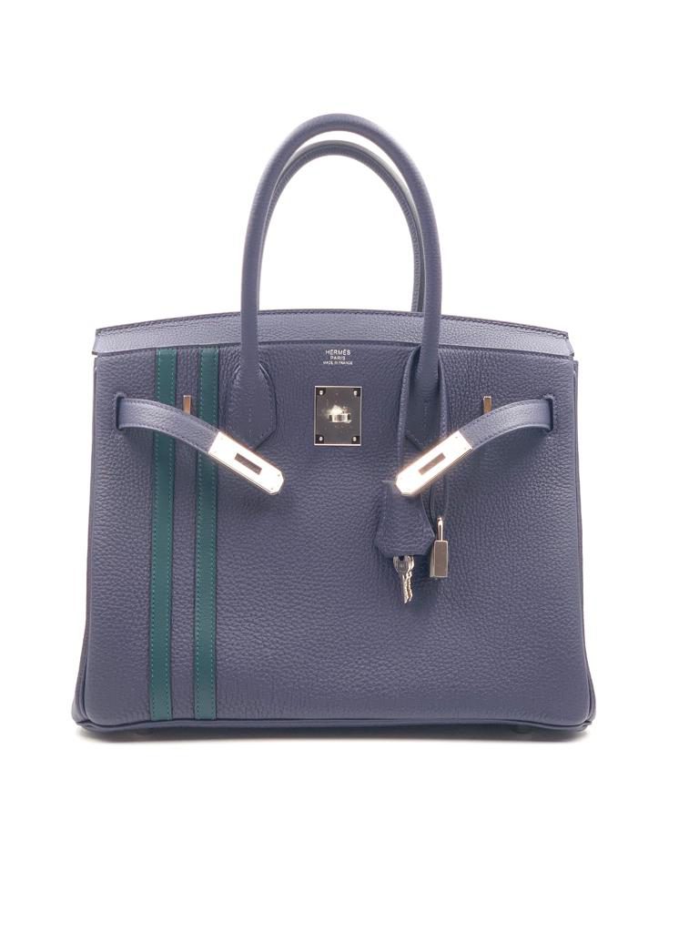 2019 Hermes 24/24 35 Bleu Nuit Togo Palladium Hardware