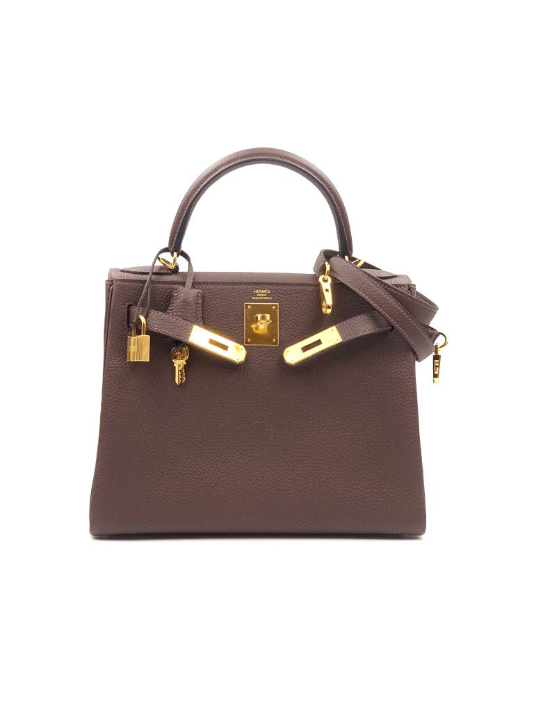 Hermes Kelly 28 Gold Togo Gold Hardware - Vendome Monte Carlo