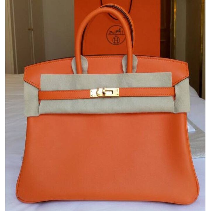 orange birkin bag