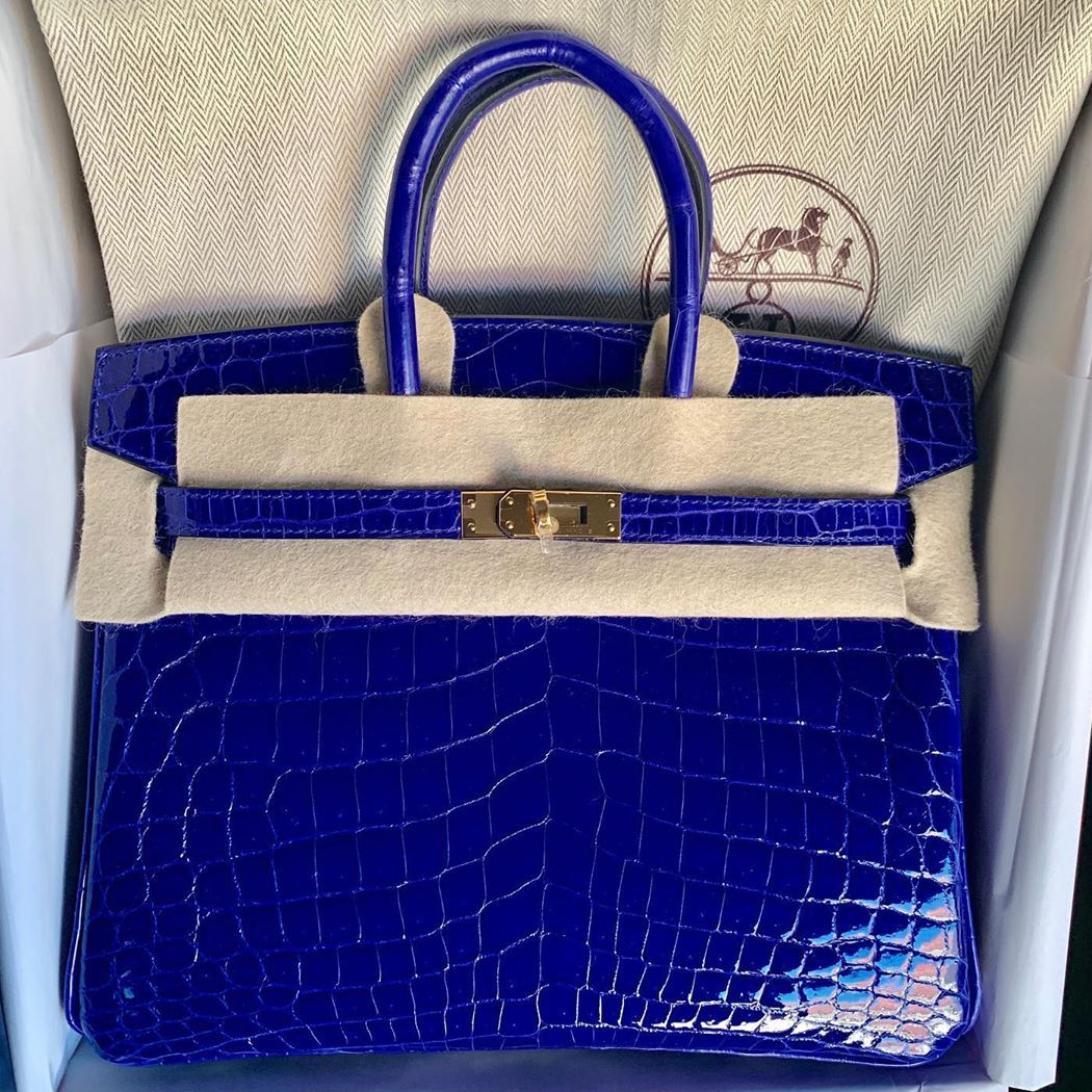 hermes bleu electrique