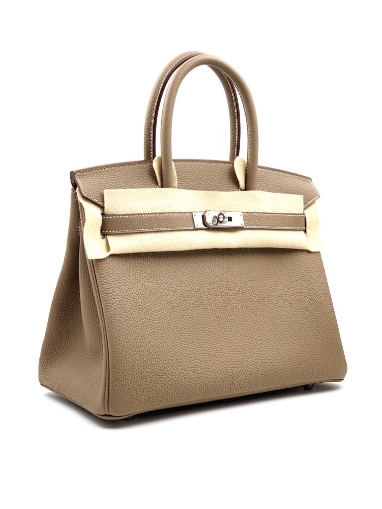 Hermes Birkin 30 Etoupe Togo Palladium Hardware – Madison Avenue