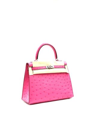 Hermes Birkin 35 Rose Tyrien Epsom Palladium Hardware #Q