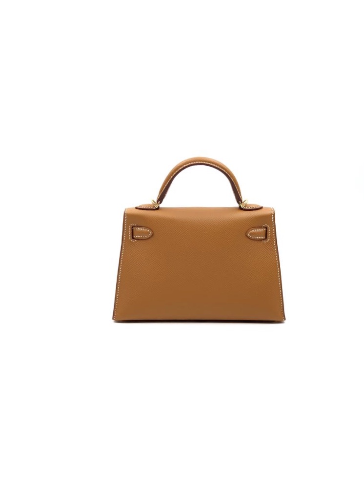 Hermès Kelly 20 Mini II Sellier Gold, Nata, Black, Blue Sapphire Epsom