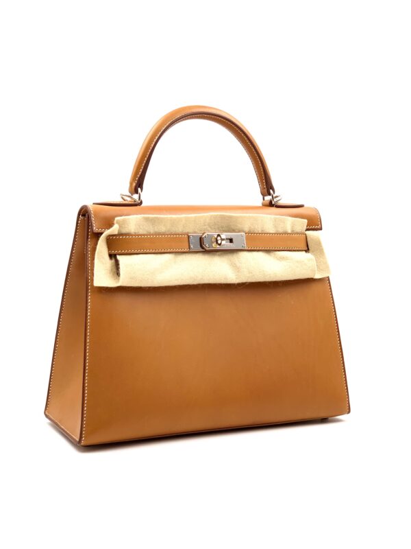 Hermes Kelly Sellier 28 Epsom Craie Gold Hardware– Wrist Aficionado