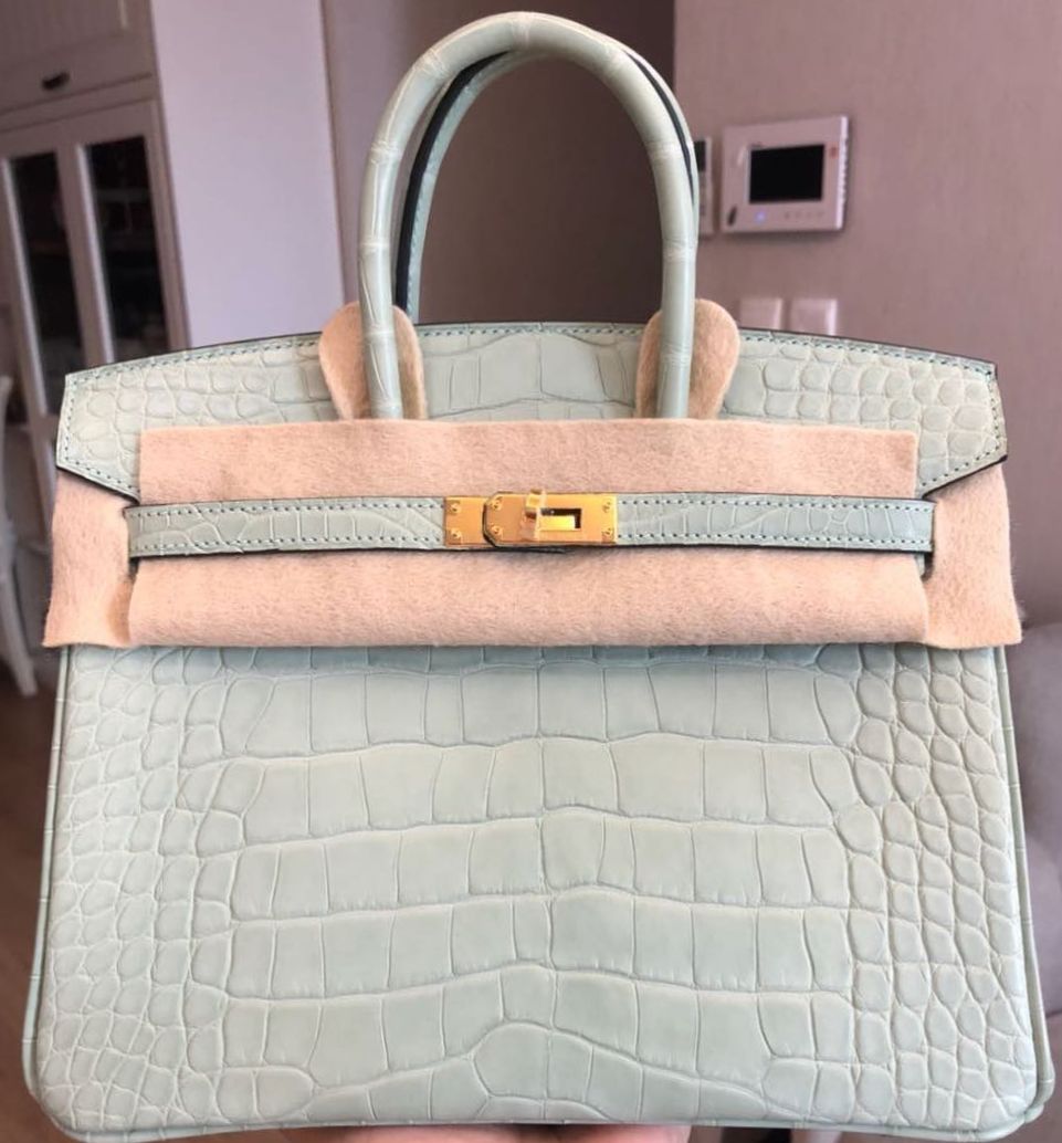 Hermes Birkin 25 Etoupe Swift Gold Hardware #X - Vendome Monte Carlo