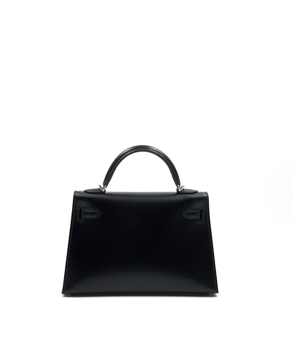 Hermes 35cm Black Box Leather Black Hardware SO Black Kelly