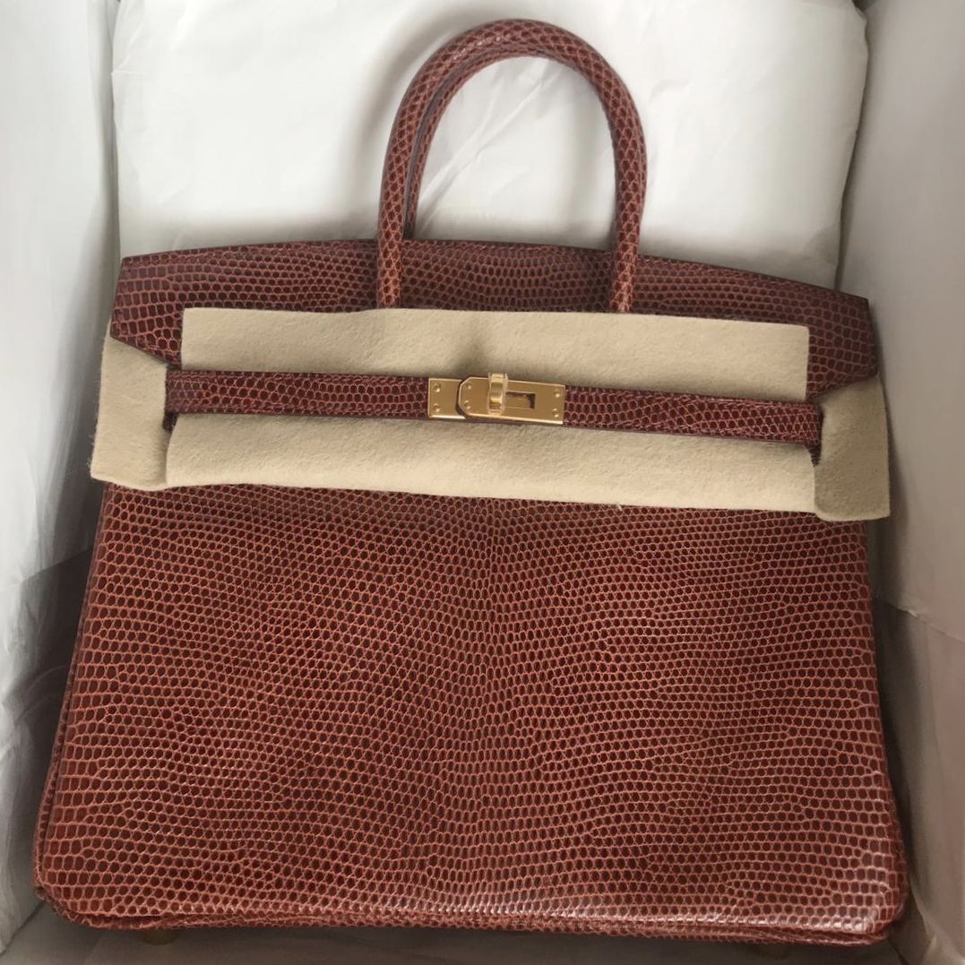 Hermes Lizard Birkin 25 2024 favors