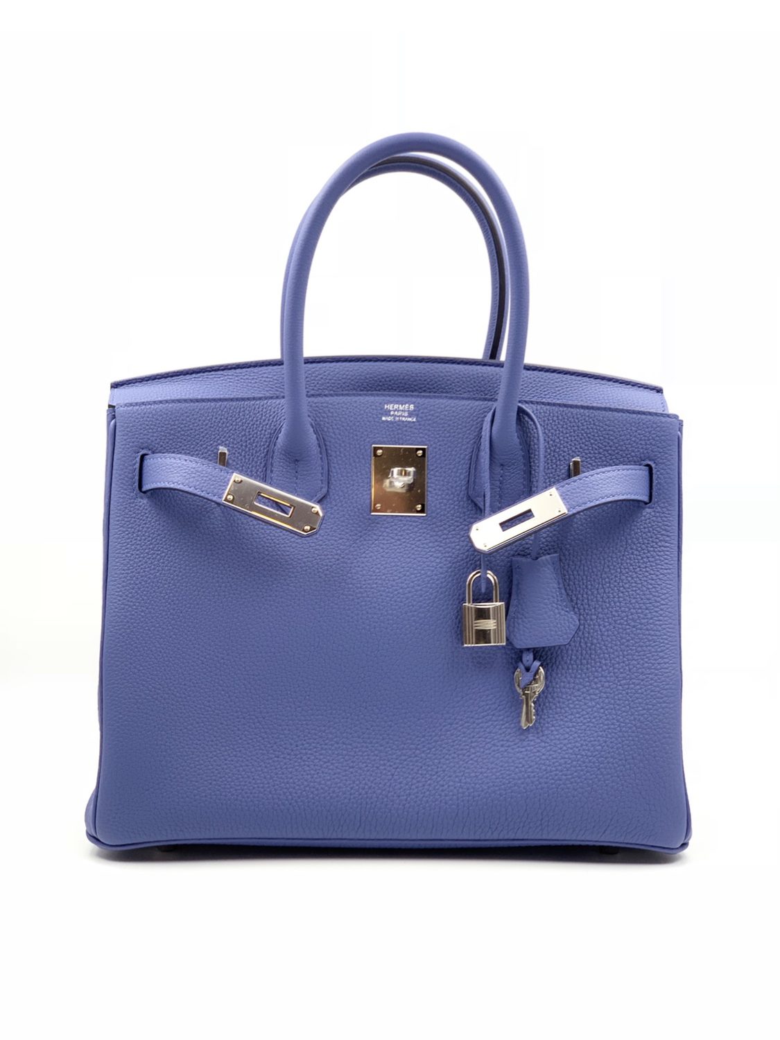 Hermes Birkin 25 Bleu Brighton Alligator Mat (Matte) Palladium Hardware #A  - Vendome Monte Carlo